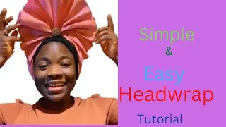 So Far the fastest Headwrap tutorial Ever 😳🤭😮