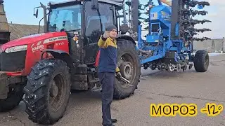 Цього ми не очікували… сильний мороз під час посіву гороху