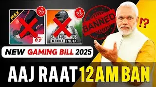Free Fire Max Ban in India 2025? | New Gaming Bill Explained in Hindi
