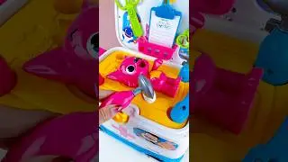 Satisfying Unboxing & Review Miniature Pinkfong Ambulance Set Toys, Doctor Set Toys | ASMR Videos