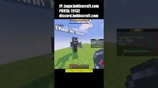 Como entrar no servidor no minecraft survival bobbacraft #minecraft #smp #servidorminecraft #mcpe
