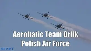 Polish Air Force's PZL-130 Orlik Flying  Aerobatic Team Orlik Full Airshow - Turku 2019