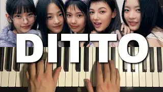 NewJeans - Ditto (Piano Tutorial Lesson)