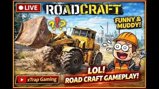 RoadCraft but I&rsquo;m the Worst Engineer 😂 | Funny Live Stream