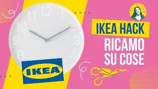 Ricamo un orologio! IKEA HACK 💡  Ricamo su cose