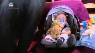 Hollyoaks Brendan talks to baby Bobby