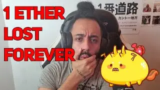 I lost 3500 USD because of Binance's Axie Infinity chain