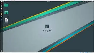Manjaro 18 w/Gnome - first 3 steps: update kernel and packages + enable desktop icons