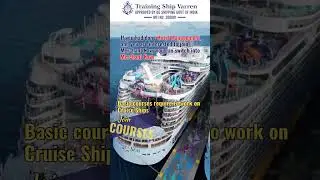 How to join cruise ship? | What is hotel management | #lifeatsea #cruiseship #shortsvideo #stcw #sea