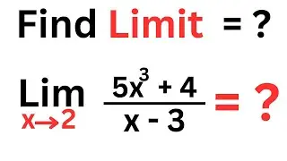 Evaluate Limit by using Algebraic techniques | Calculus Mathematics