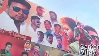 ILAYATHALAPATHY VIJAY Fans Hungama SARKAR release in tamilnadu