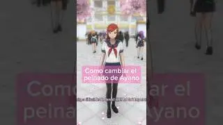 Como cambiar el peinado de Ayano sin mods #yansim #yanderesimulator