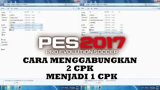 pes 2017 cara menggabungkan 2 cpk menjadi 1 cpk || menggabungkan 2 cpk menjadi 1 cpk untuk pes 2017