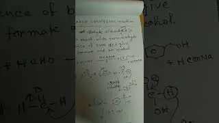 #Crossed Cannizzaro reaction detailed mechanism#jee#neet#shorts#organicreaction