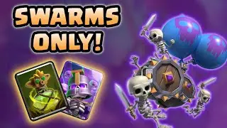 Winning With Only Swarm Cards in Clash Royale!