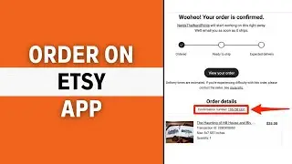 How to order items on Etsy App (SHOPPING GUIDE)