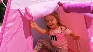 Toddlers and Children's Play Tent with Tunnel! Tunnel Play Tent Playtime Fun with Emma