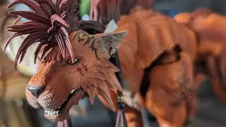 Red XIII (13) Final Fantasy 7 Remake Play Arts Kai Figure Review