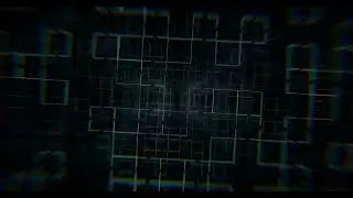 Sci-Fi Glowing Tunnel Background Procedural Loop