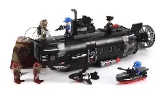 Lego China Enlighten 1730 Shark Submarine - MengBrick Build