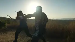 Geo And Telila Stick Fight