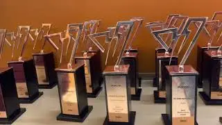 Logo design trophy