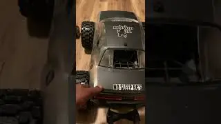 Henry Manning, 585 put a seventh scale, hellcat body on the Traxxas X max Nasty ￼