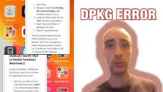 How to fix DPKG_LOCKED error in Cydia / Sileo / Zebra on iOS Jailbreaks