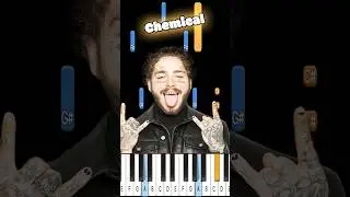 Simple Piano with Raw Feeling | Post Malone &ndash; Chemical