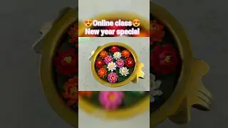 Artificial flowers making class #trending #diy #mostpopular #newyearspecial
