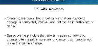 Improving Adherence: Motivational Interviewing