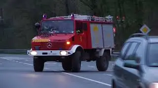 Einsatzfahrten beim Waldbrand in Horn Bad Meinberg