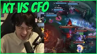 Caedrel Reacts To KT VS CFO Quarterfinals Series