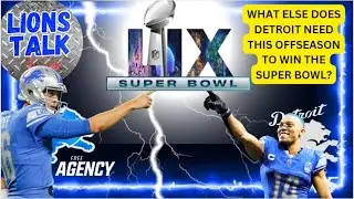 LIONS TALK LIVE MORNING SHOW!!! WHAT ELSE DOES DETROIT NEED THIS OFFSEASON TO WIN THE SB?
