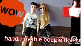 Unboxing barbie handmovable couple doll set, let see it's review and know about it !!!