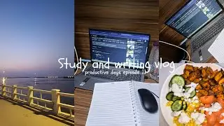 Chill Writing and study vlog|beach|park