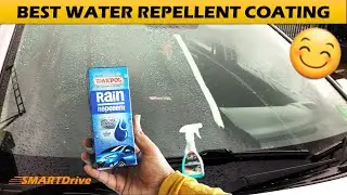 Rain Repellent for car glass : Unboxing, review : Driving in rains are more pleasant 🤗  :SMARTDrive