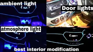 How to install ambient light atmosphere light door light in only under 1000rupees