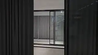 minimalism style 3 tracks sliding door #aluminiumdoor #factory #doors