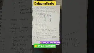 👉DIAGONALIZABLE 🔥V.V.I. RESULTS🔥 GATE, IIT-JAM, CSIR NET 🌟LINEAR ALGEBRA