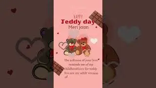 Happy teddy day❤️😘😍💝 #teddyday #teddydayvideo #teddydaystatus #teddydayquote #teddydaystatusvideo