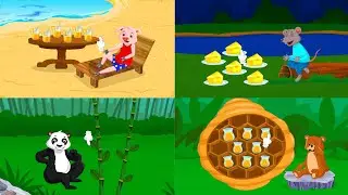 Feeding Time | Puzzle Guessing Game for Toddlers | Kids Learning Videos | KidloLand | Toddler Town