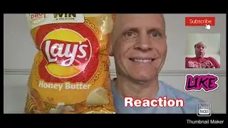 Reaction to Lay's Honey Butter Potato Chips Taste Test Review