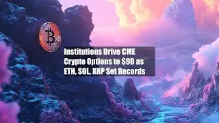 Institutions Drive CME Crypto Options to $9B as ETH, SOL, XRP Set Records