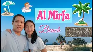 Nearest beach in Madinat Zayed│ Coastal City of Al Mirfa│Summer in November│ Western Region