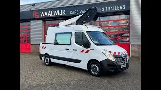SOLD - Renault Master with Klubb K26 aerial platform