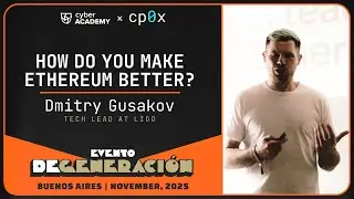 How do you make Ethereum better? | Dmitry Gusakov, Tech Lead at Lido