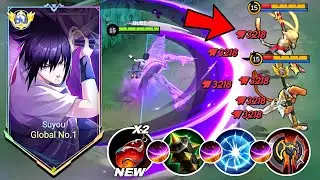 Suyou Sasuke Uchiha Vs Sun Meta Pick In High Rank!! 🔥 SUYOU NEW BEST BUILD EMBLEM BROKEN FOR EXPLANE