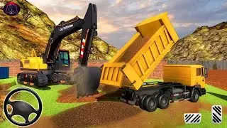 Heavy Bucket Excavator Driving | quarry Driver 3 Giant Trucks | Android Gameplay