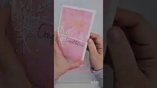 Beautiful Handmade Bridal Shower Card #weddingcards #cardmaking